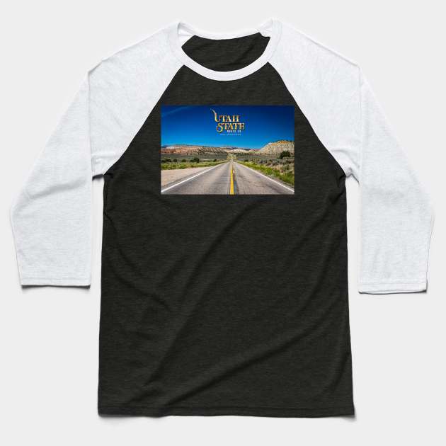 Utah State Route 12 Scenic Drive Baseball T-Shirt by Gestalt Imagery